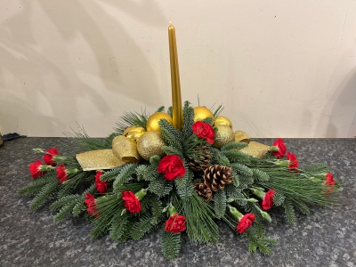 Christmas table arrangement workshop